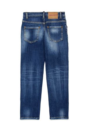 jeans in cotone blu DSQUARED KIDS | DQ0731D0A98DQ01